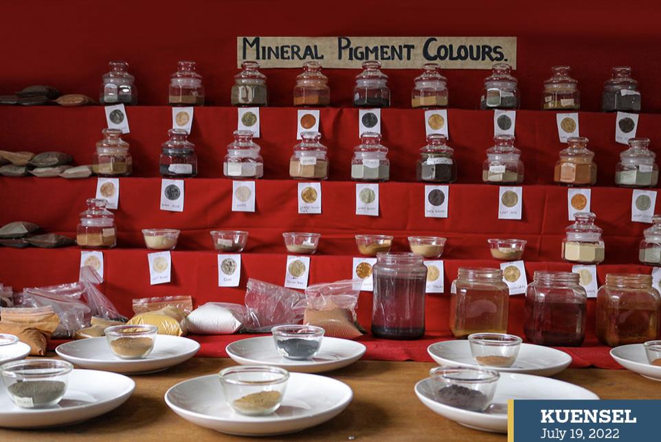 Working with the community on mineral pigments
